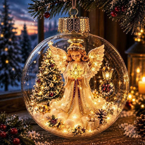 🔥Last Day 49% OFF - 🎄✨Glowing Christmas Diorama Ornament