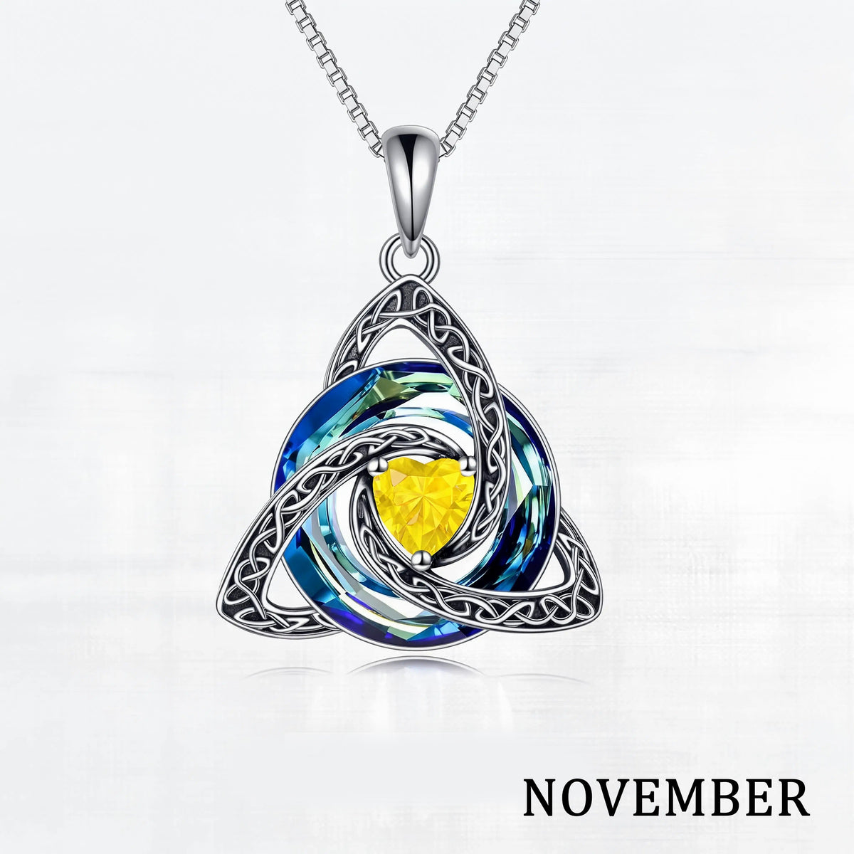 ♾️💖Birthstone Celtic Knot Necklace for Women