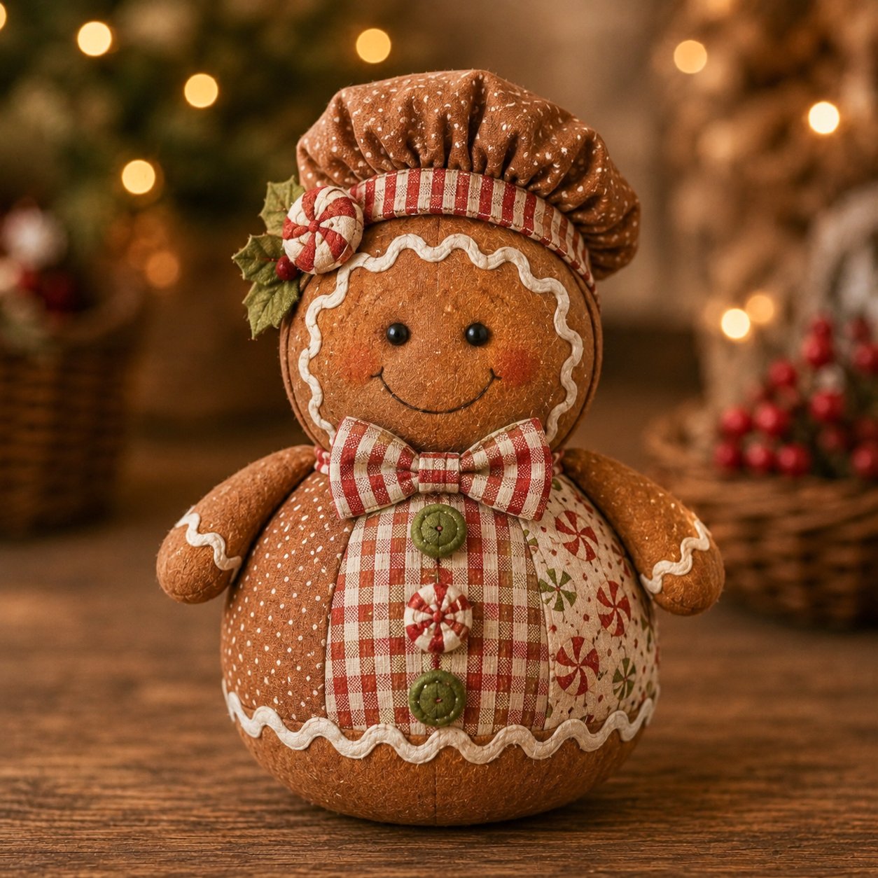 DIY Patchwork Fabric Character Doll Kit
