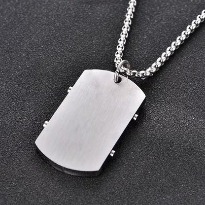 🔥2026 Bestseller🔥 Serenity Prayer Dog Tag Necklace – A Daily Reminder of Peace & Strength