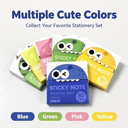 Cute Monster Pull-out Sticky Notes