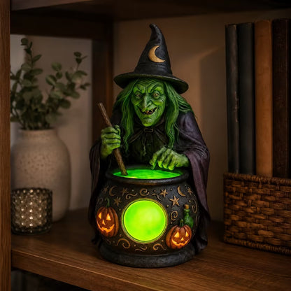 🔥Last Day 47% OFF🧙Solar-Powered Witch Cauldron Light for Halloween