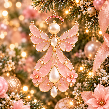 12-Month Birthstone Angel Ornament Collection – Stained Glass Christmas Tree Decorations & Meaningful Keepsake Gifts