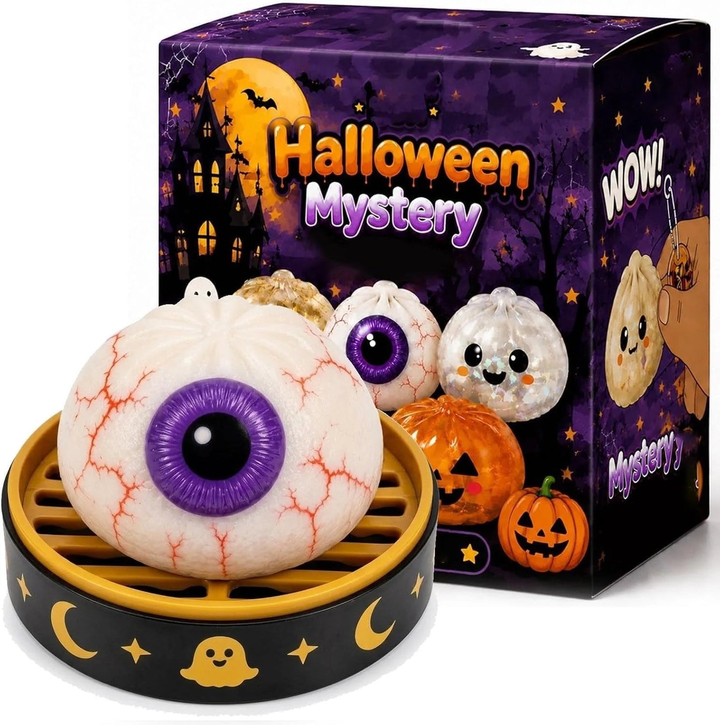 🔥LAST DAY 30% OFF - 🎃Cute Halloween Scary Ghost Maruko Squeeze Toy Set