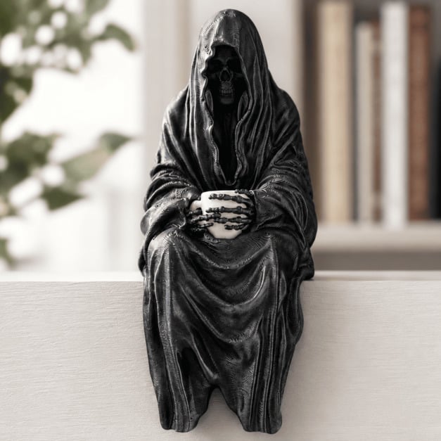 🔥Last Day 50% OFF 🧙‍♀️Mysterious Perched Bookshelf Figurine