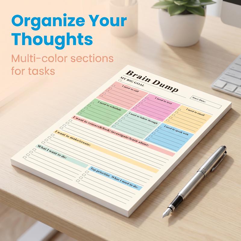 DetoxViva Brain Dump Notepad