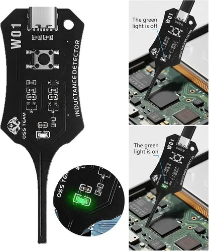Type-C Inductance Tester Motherboard Coil Tester, Electronic Circuit Board Inductor Detector