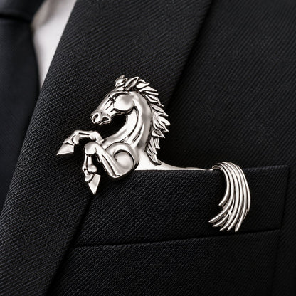 🌟 Luxury Sculpted Animal Brooch – Premium Statement Piece for Suits & Blazers