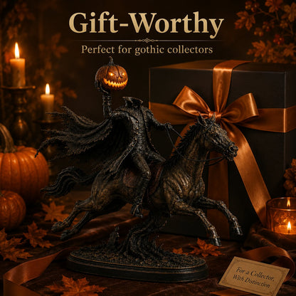 🎃🏇Midnight Chase Headless Horseman Statue