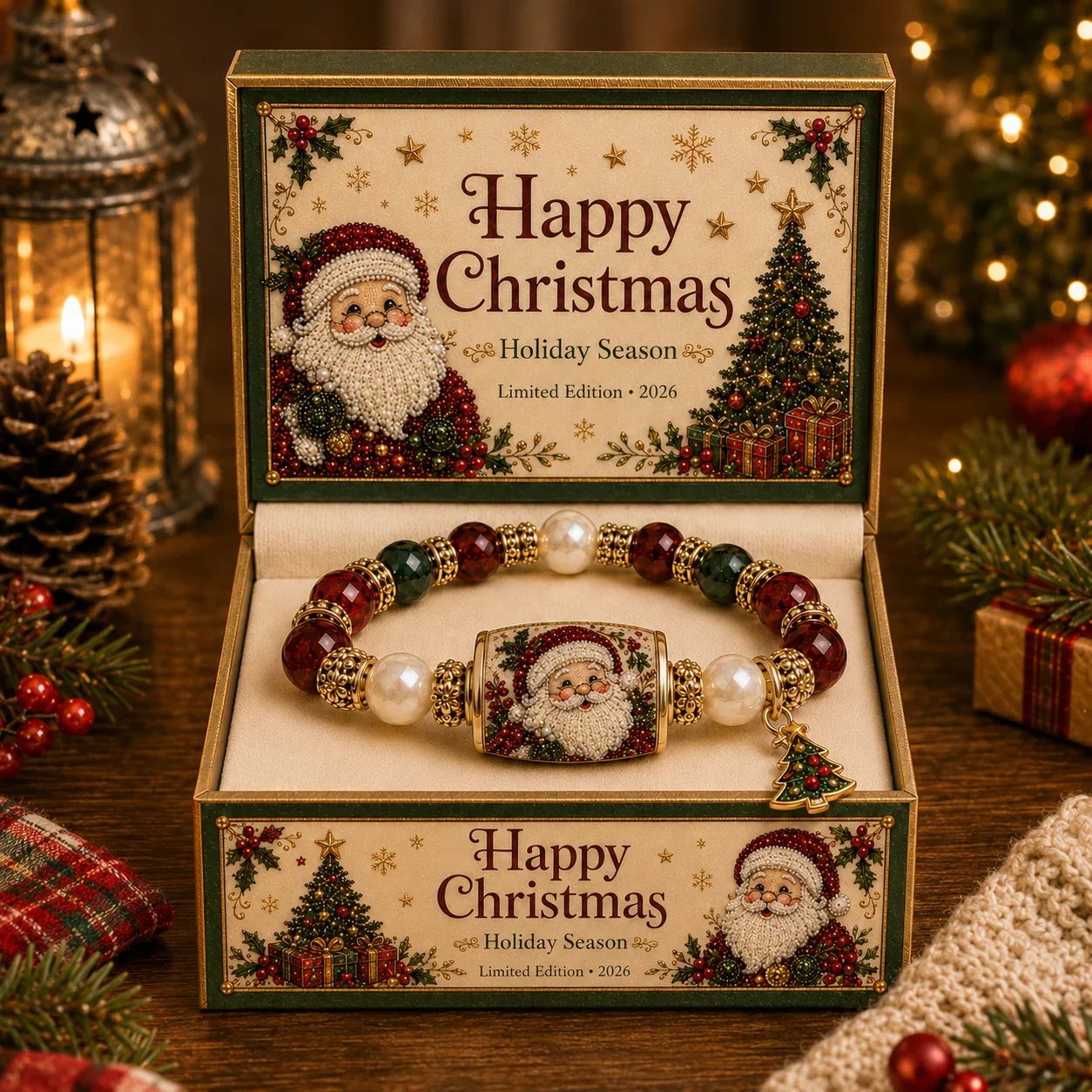💥🎄 Last Day Big Sale – 🎄 Christmas Magic Collection Bracelet — Limited Edition