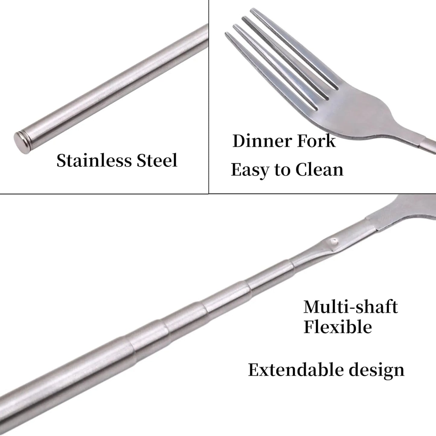 🔥 Hot Sale 49% OFF-🎉Stainless steel telescopic fork