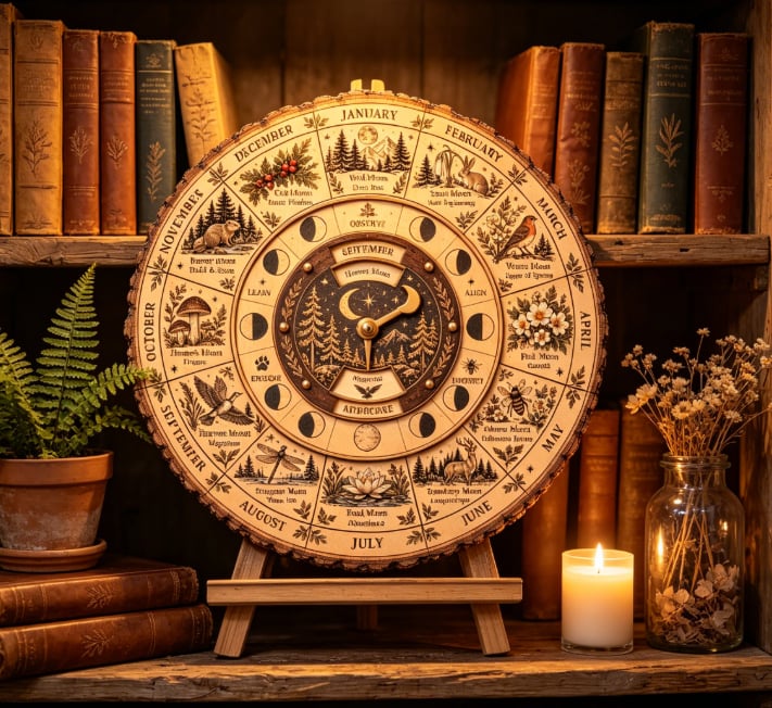 🔥Last Day 49% OFF - 🌙🌲Moon & Nature Observation Wheel🌕(📦Buy 2 Free Shipping)