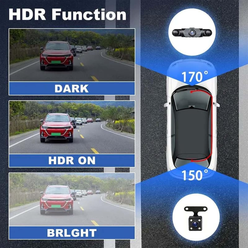 🚗Full View Car Dashcam System