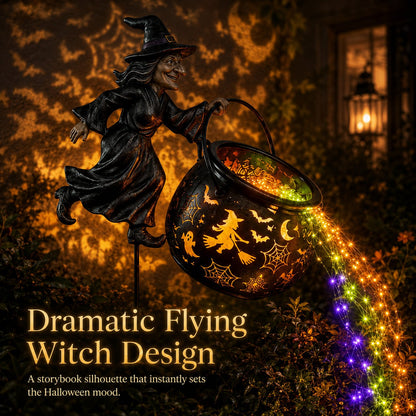 🔥HOT SALE 42% OFF✨🧙‍♀️Halloween Witch Cauldron Garden Light