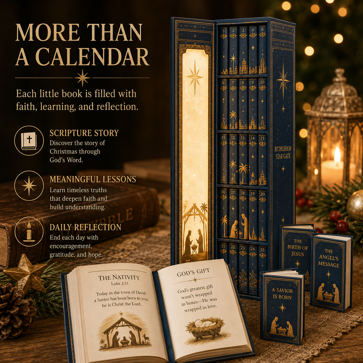 🔥Last Day 50% OFF⭐Bethlehem Star Gate Mini Book📖