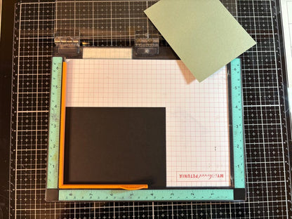 Ensemble de guides d'alignement pour travaux manuels en papier avec étui