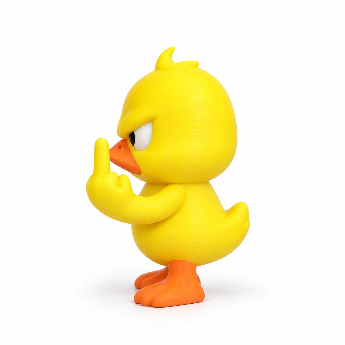 🦆 Sassy Grumpy Duck Desktop Figurine | 3D Printed Funny Office Decor & Gaming Setup Ornament✨🎄