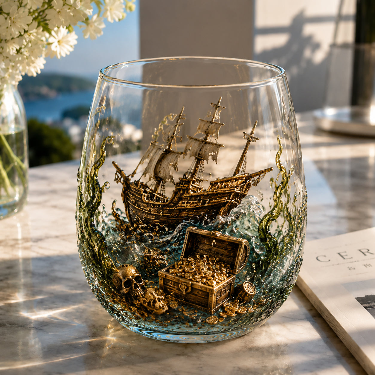 Release The Kraken Pirate Glass Collection — 7-Piece Legendary Ocean Treasure Set🔥🔥🔥Buy 3 Get 1 Free