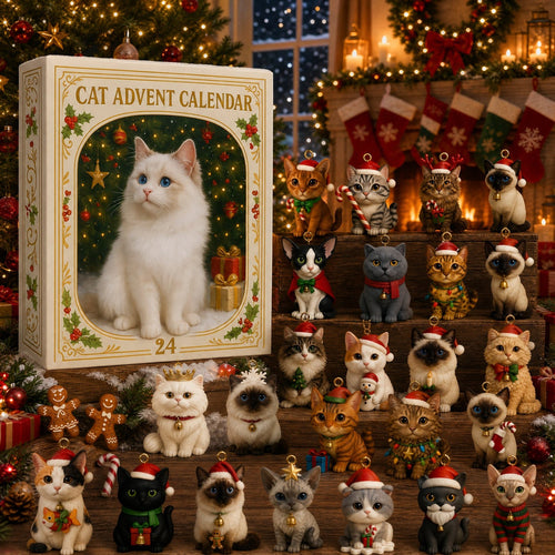 🎄💥Advent Calendar 2026 Cat Advent Calendar - Giftfor Adults Friends CatOwners and Lovers Christmas Holiday Countdown Gift