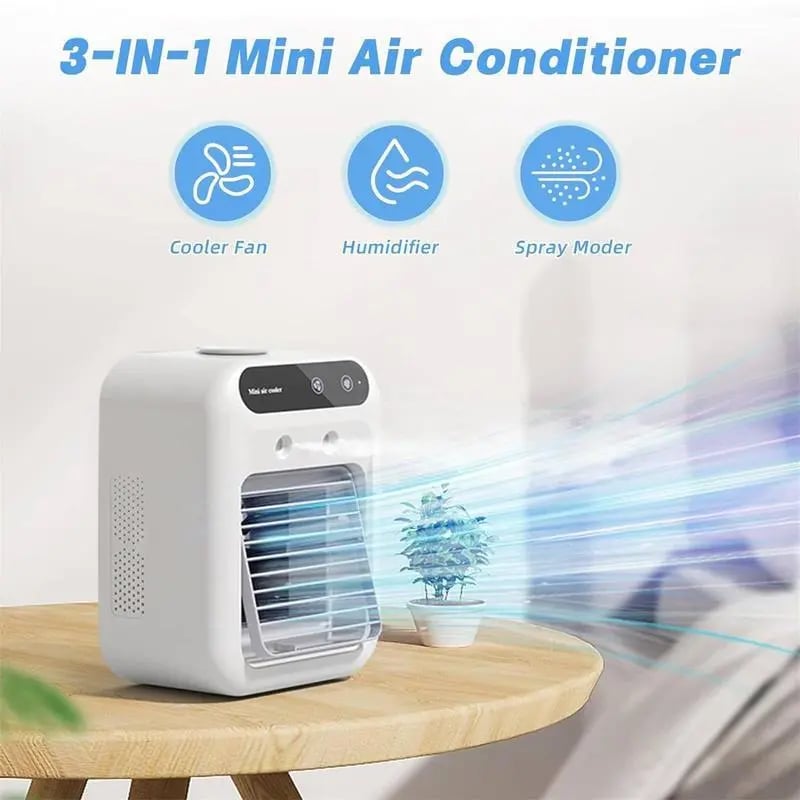 🎁Last Day 49% OFF❄️Mini Portable Air Conditioner with Cooling and Humidification Function