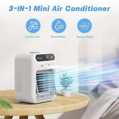 🎁Last Day 49% OFF❄️Mini Portable Air Conditioner with Cooling and Humidification Function