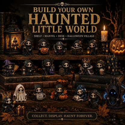 🔥Last Day 50% OFF-💀24 DAYS OF GRIM REAPER MISCHIEF|A Tiny Reaper Awaits Behind Every Door👻