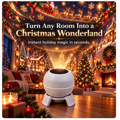 💡 Turn Any Room Into a Christmas Wonderland – Holiday Projection Night Light