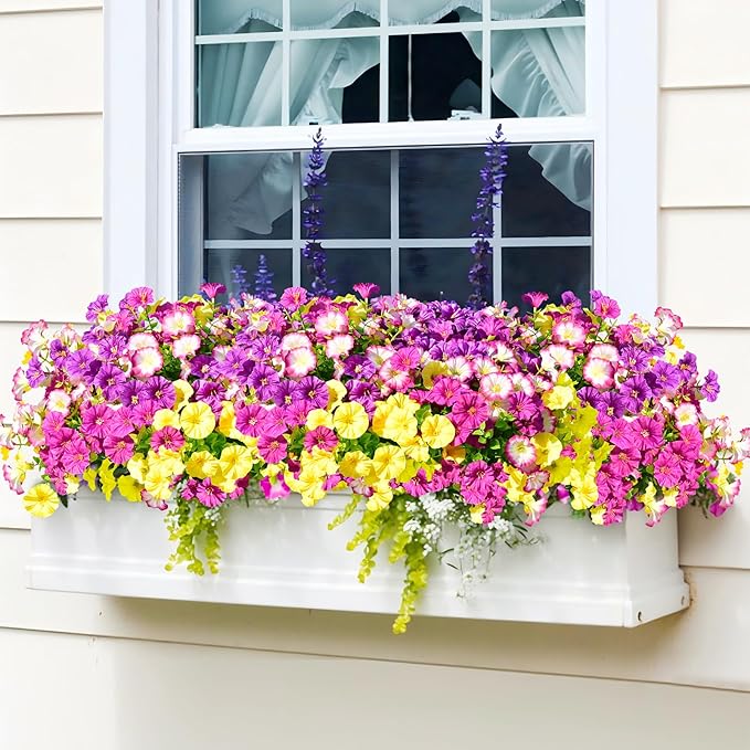 💥Upgraded high-end material🌸UV-resistant and non-fading morning glory