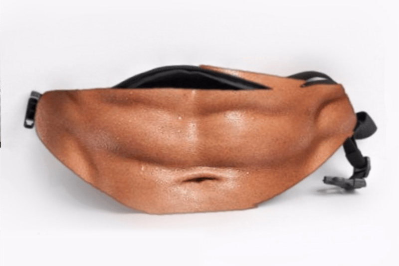 🔥 3D Prank Dad Bod Waist Bag