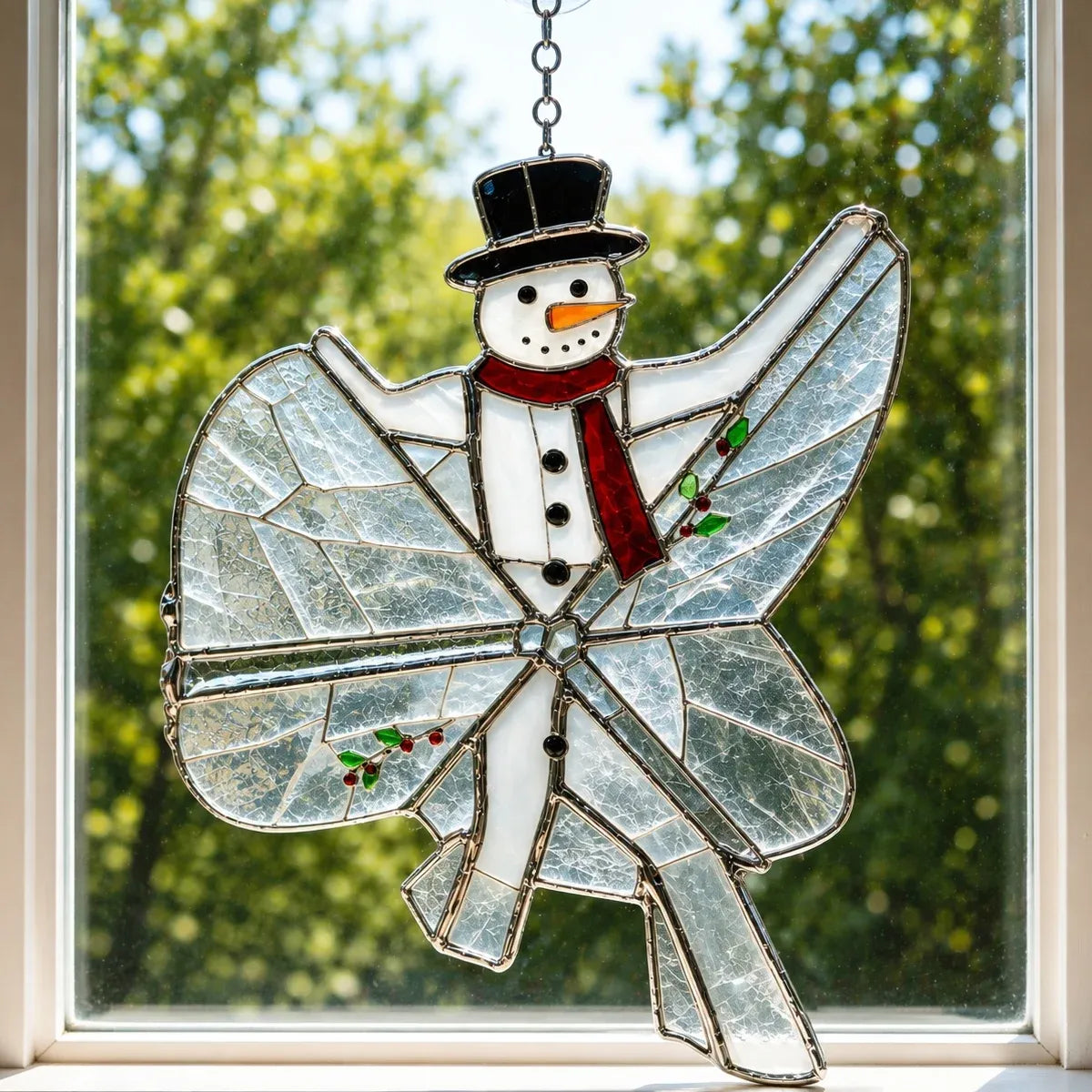 ⏳ Last Day 49% OFF – 🎄Beginner-Friendly 3D Christmas Iridescent Suncatcher DIY Kit | Complete Kit with Glass-Style Panels, Metal Frames, Hanging Chain, Tools & Step-by-Step Guide Included 💕