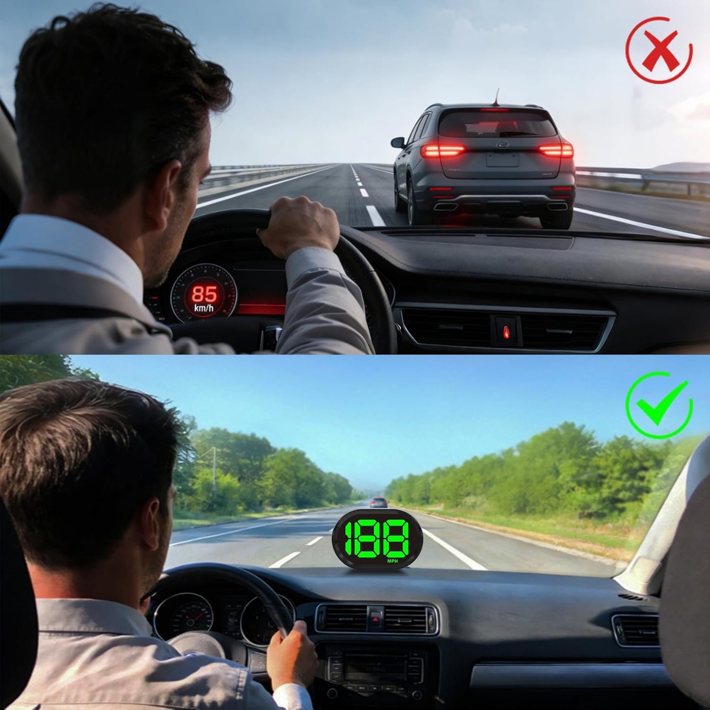 💥LAST DAY SALE 49% OFF💥-GPS Digital Speedometer for Car MPH, USB Connect Plug and Play for Car Truck Motor SUV All Vehicles