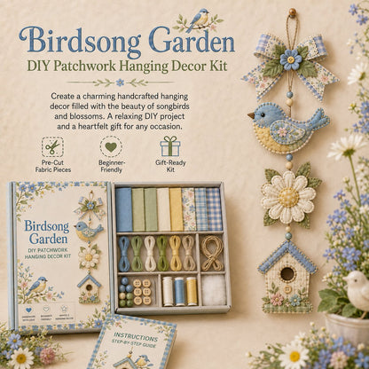 🔥Last Day BUY 3 GET 1 FREE✨ DIY Patchwork Hanging Decor Kit | A Heartfelt Handmade Decoration Full of Love & Memories