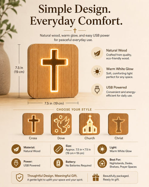 🔥LAST DAY 49% OFF-✨ A Gentle Light For The Moments That Matter ✝️