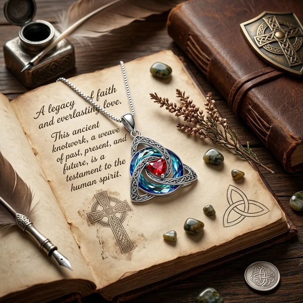 ♾️💖Birthstone Celtic Knot Necklace for Women
