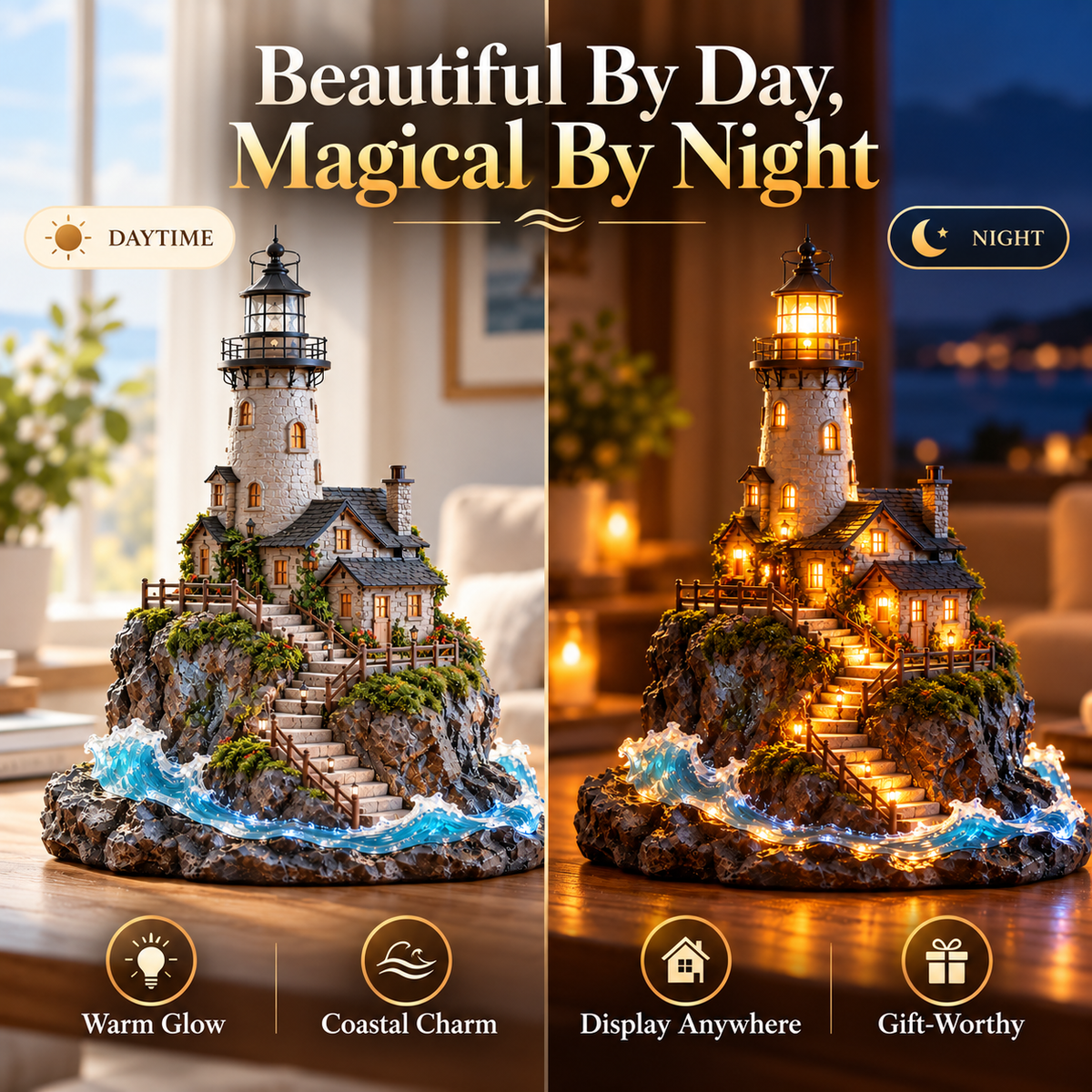🌊 Coastal Lighthouse Glow — Bring the Calm of the Shore Home ✨