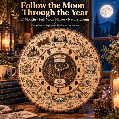🔥Last Day 49% OFF - 🌙🌲Moon & Nature Observation Wheel🌕(📦Buy 2 Free Shipping)