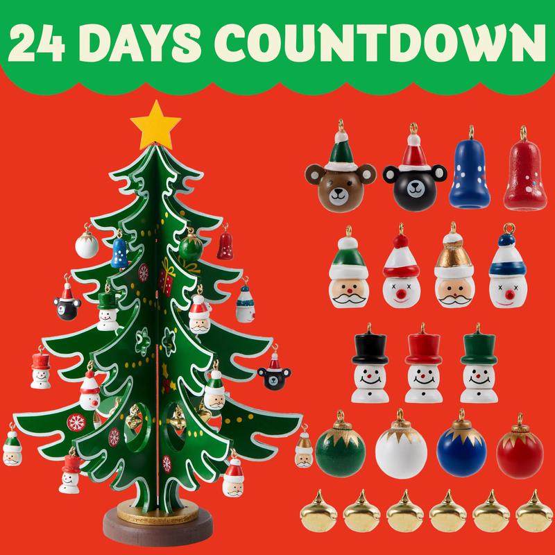 🎄🎁 24-Day Christmas Tree Advent Calendar – ✨Daily Ornament Surprises for Kids & Holiday Family Fun