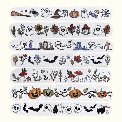 🎃🪡 Halloween Embroidery Pattern Set