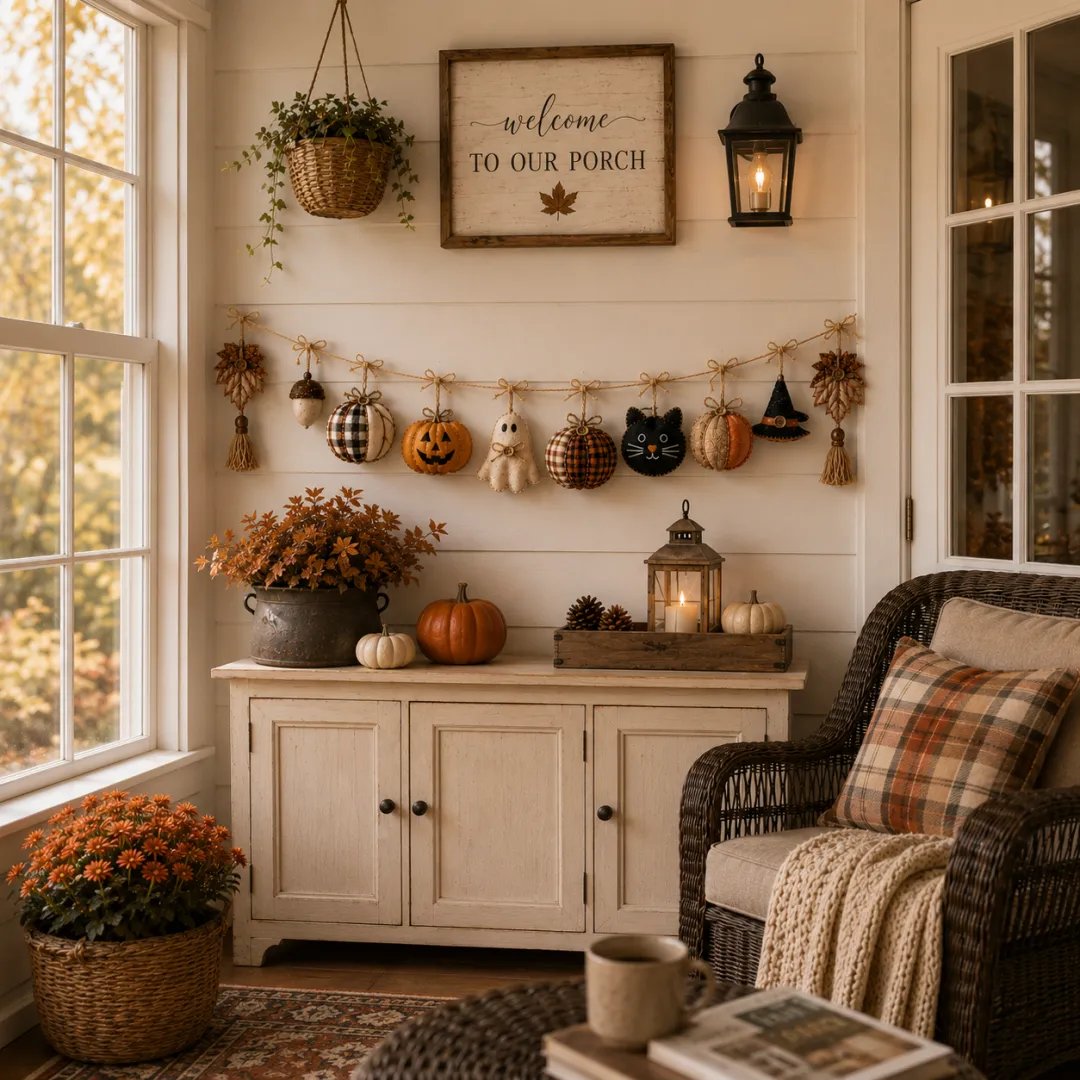 🔥HOT SALE 49% OFF - 🍂Cozy Fall Fabric Garland🎃