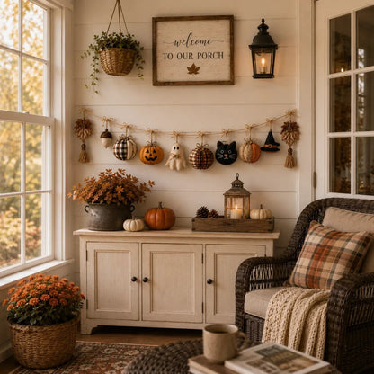 🔥HOT SALE 49% OFF - 🍂Cozy Fall Fabric Garland🎃