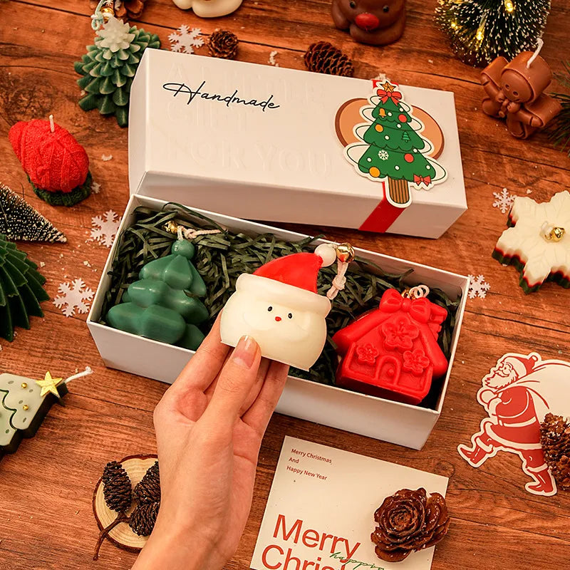 🎅Christmas Early Discount 49% Off✨Handmade Christmas Scented Candle Gift Set: A Festive Essential for Atmosphere & Gifting🕯️🎄
