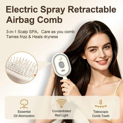 🔥LAST DAY 60% OFF-Electric Spray Air Cushion Massage Comb