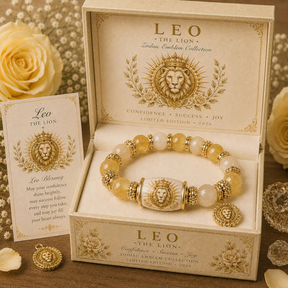 🔥Limited Edition💫 12 Zodiac Bracelet – Natural Chalcedony, Your Sign, Your Energy