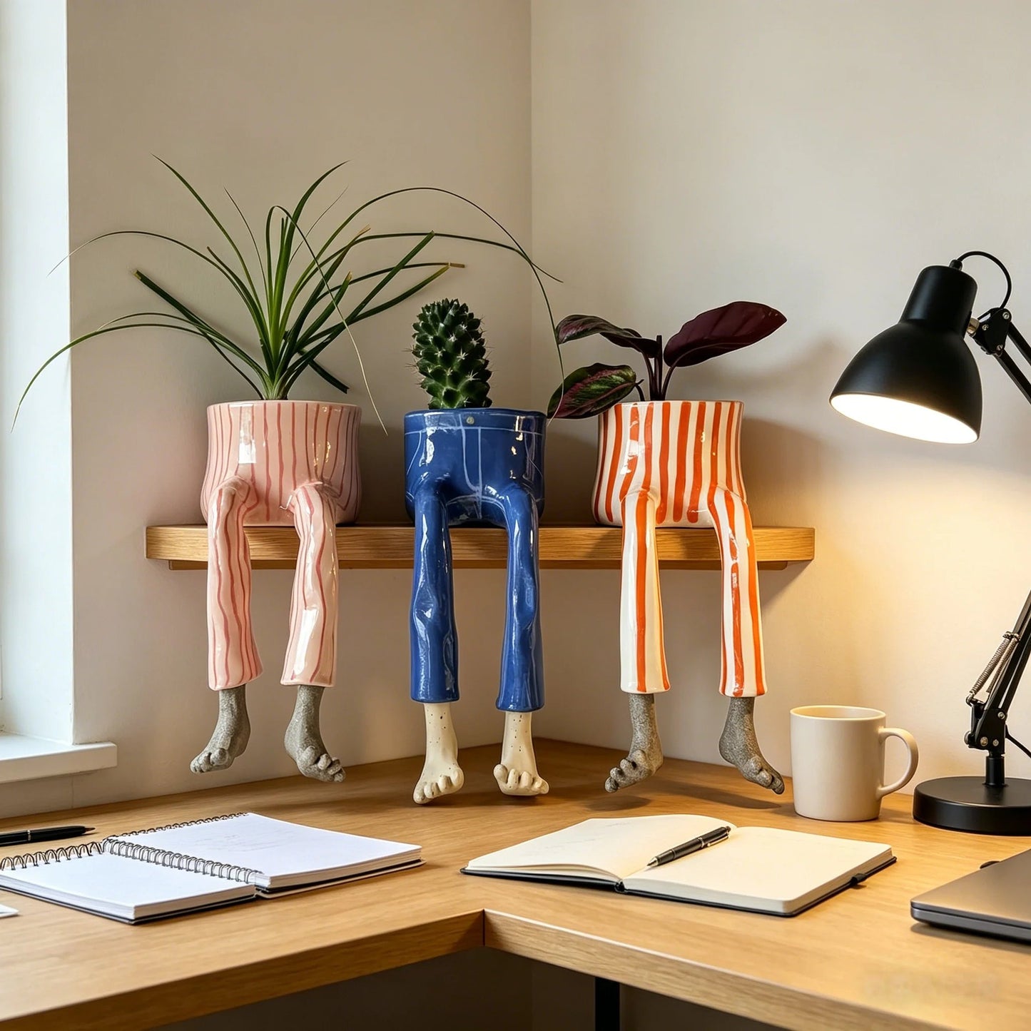 🪴✨Creative Sitting Planter Collection