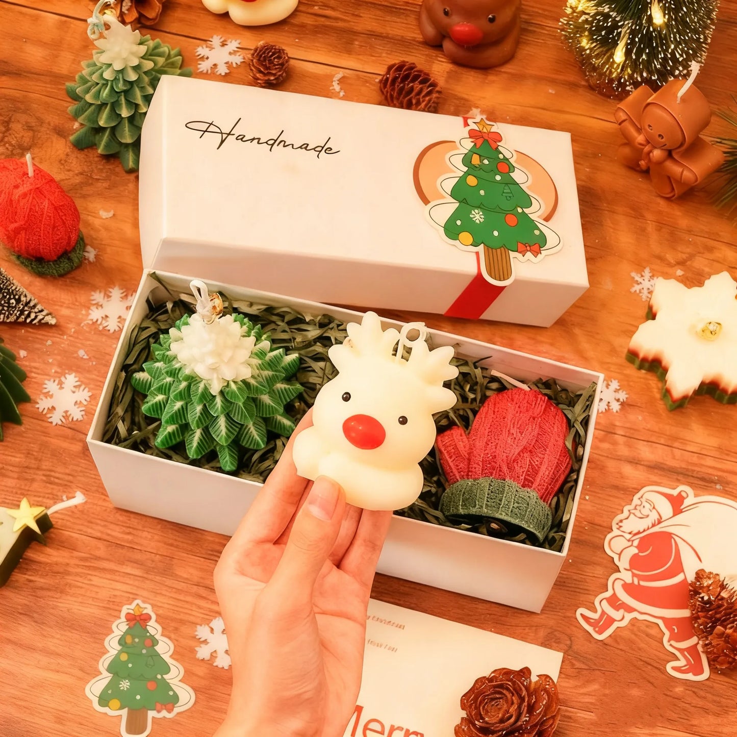 🎅Christmas Early Discount 49% Off✨Handmade Christmas Scented Candle Gift Set: A Festive Essential for Atmosphere & Gifting🕯️🎄