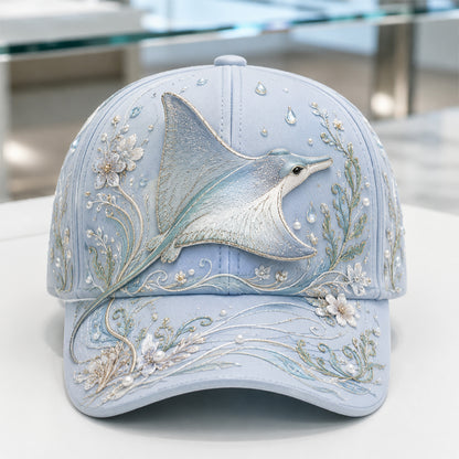 🔥 Last Day 49% OFF – 🌊 3D Ocean Creatures Embroidery Cap
