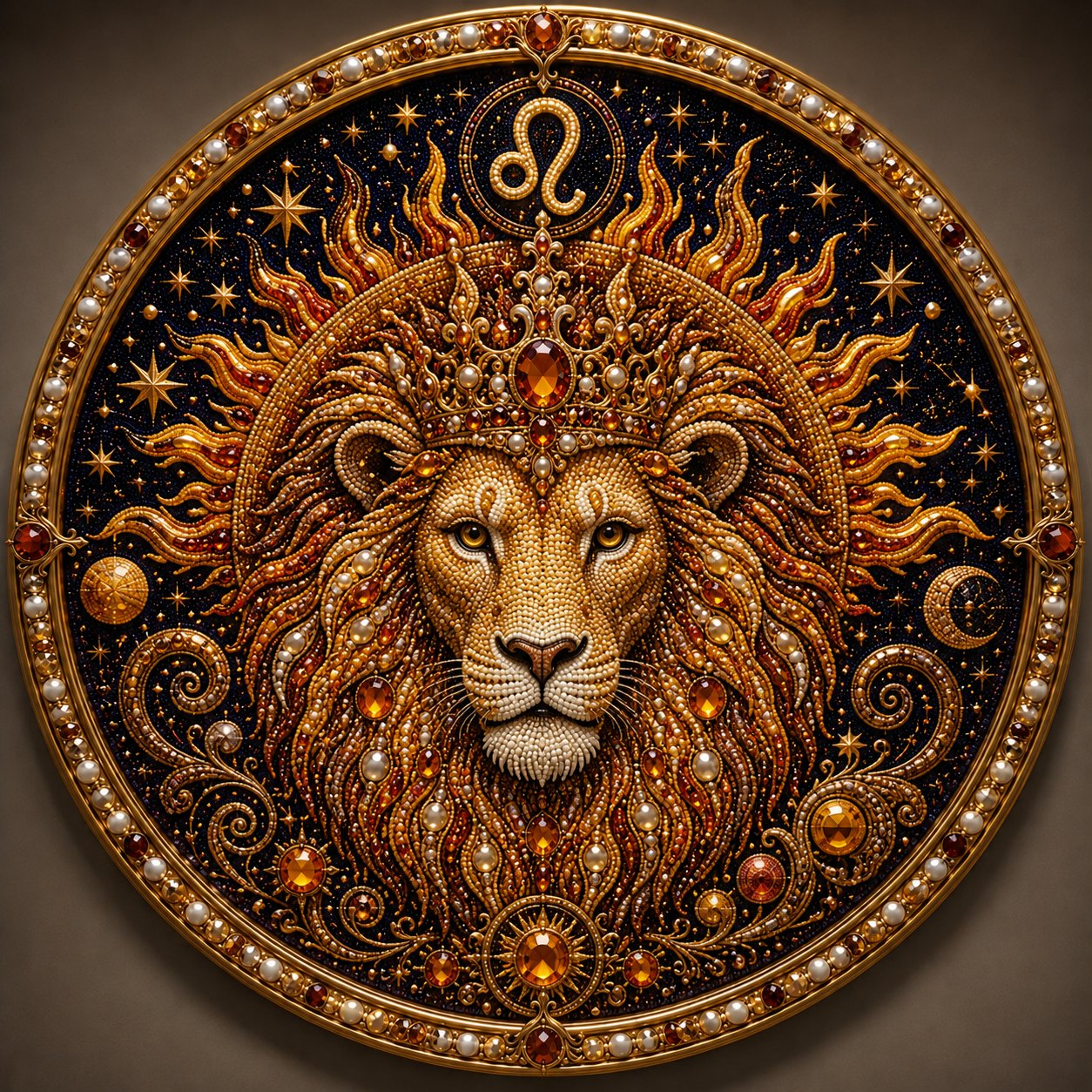 🔥HOT SALE 49% OFF – ✨ Premium 3D Pearl 12 Zodiac Signs Art Kit | Luxury Flocked Canvas with Scratch-Resistant Non-Fading Pearl Beads DIY Handmade Astrology Decor ♈🌙💎