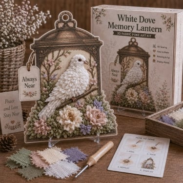 White Dove memory lantern kit