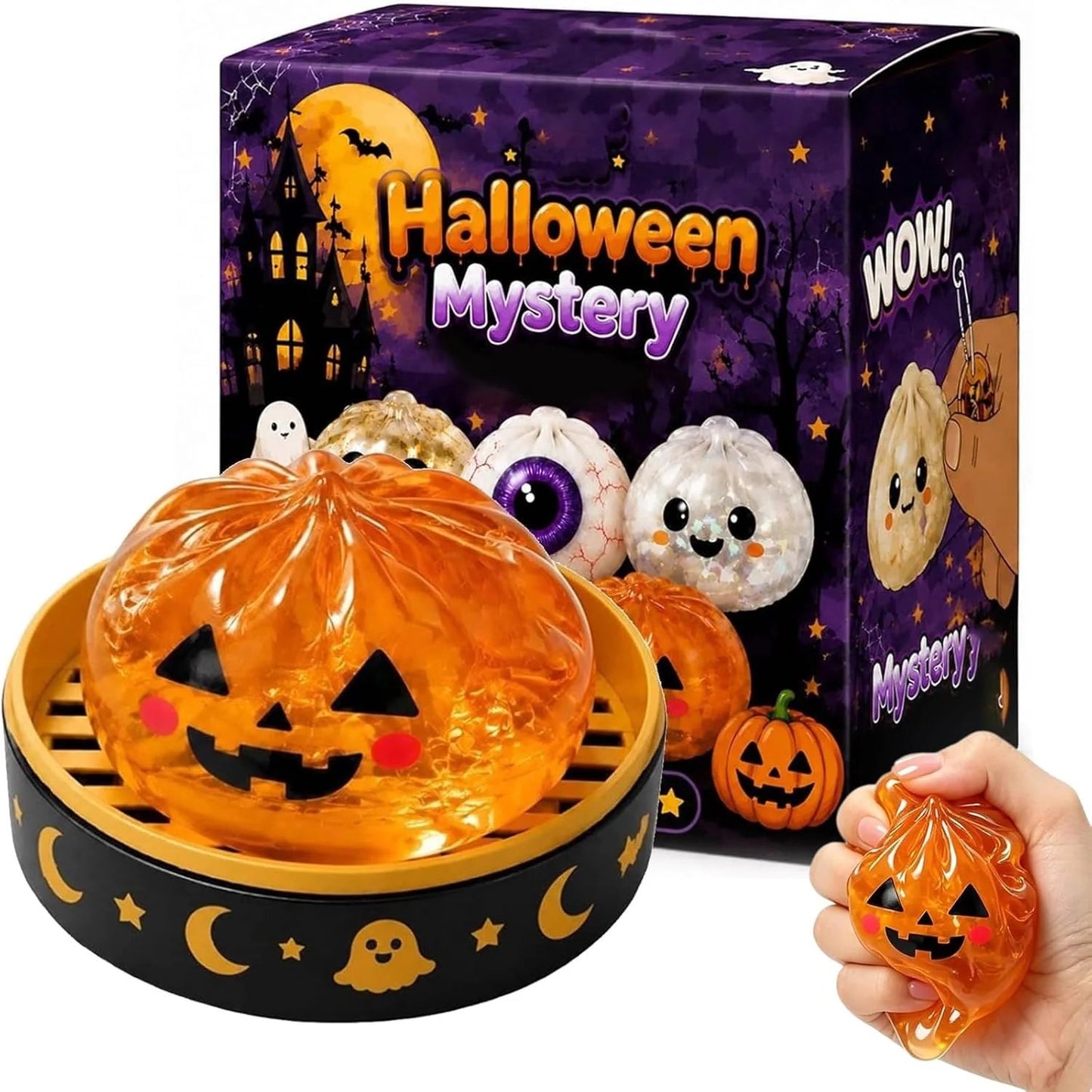 🔥LAST DAY 30% OFF - 🎃Cute Halloween Scary Ghost Maruko Squeeze Toy Set