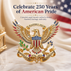 US 250th Anniversary Brooch Pin